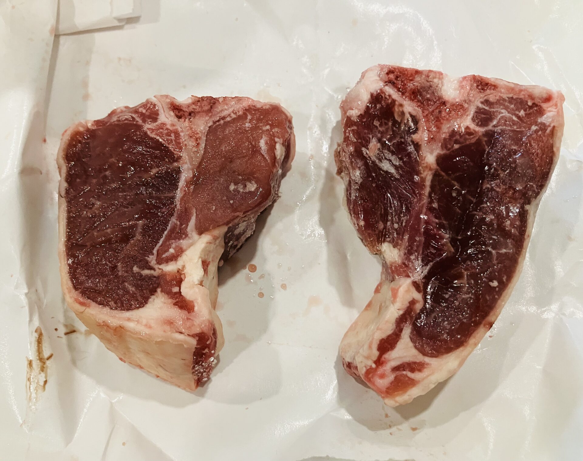 2B Ranch lamb chops, cut fresh