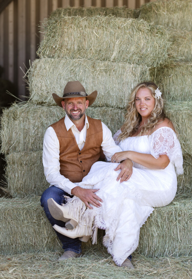 Lee Blackwell and family at 2B Ranch